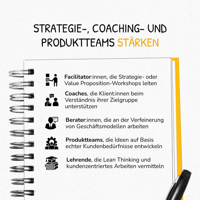 Value Proposition Canvas – Ohne Triggerfragen für flexiblen Einsatz