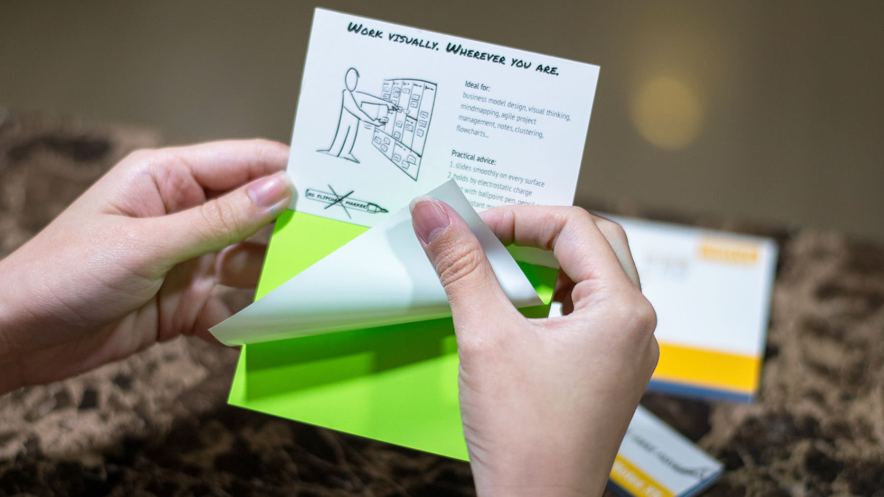 The science behind electrostatic sticky notes
