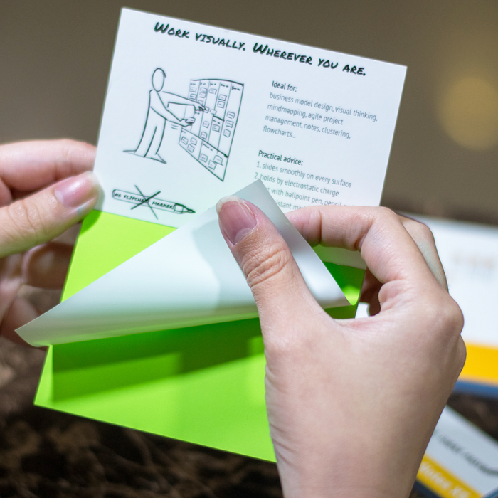 The science behind electrostatic sticky notes
