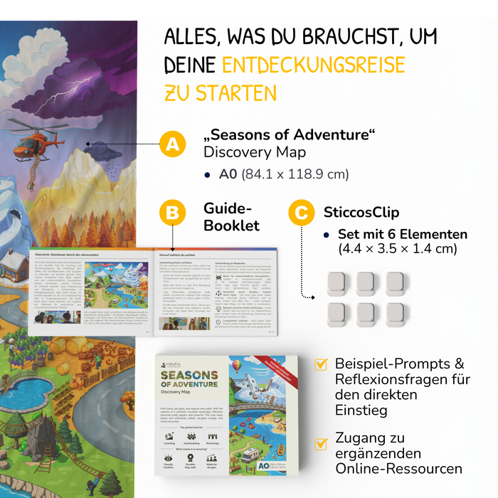 Seasons of Adventure Map with Sticcos Clip