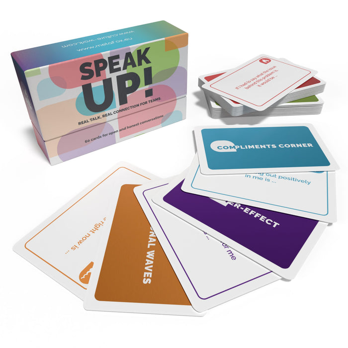 "Speak Up" cards for teams that want real conversations