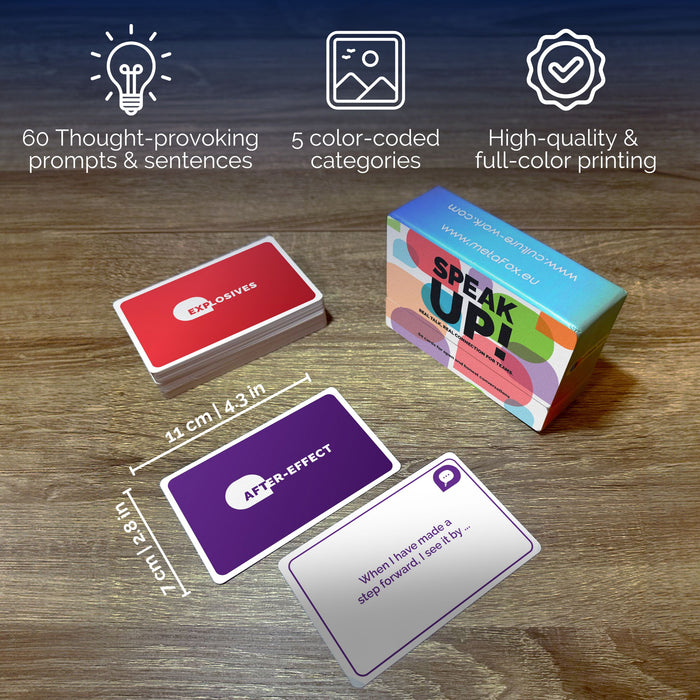 "Speak Up" cards for teams that want real conversations