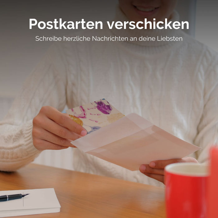 Postkarten-Set „Creative Freedom“ - 50 Blankokarten für freien Ausdruck