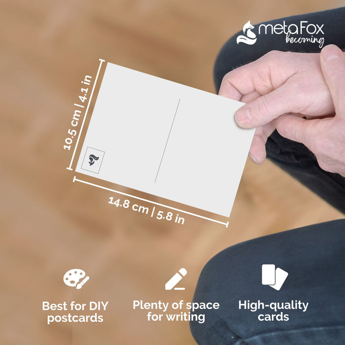 Postkarten-Set „Creative Freedom“ - 50 Blankokarten für freien Ausdruck