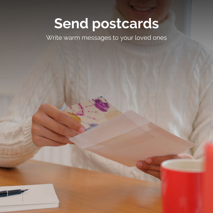 Postkarten-Set „Creative Freedom“ - 50 Blankokarten für freien Ausdruck