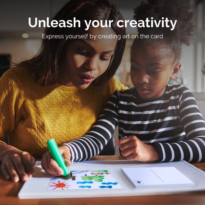 Postkarten-Set „Creative Freedom“ - 50 Blankokarten für freien Ausdruck