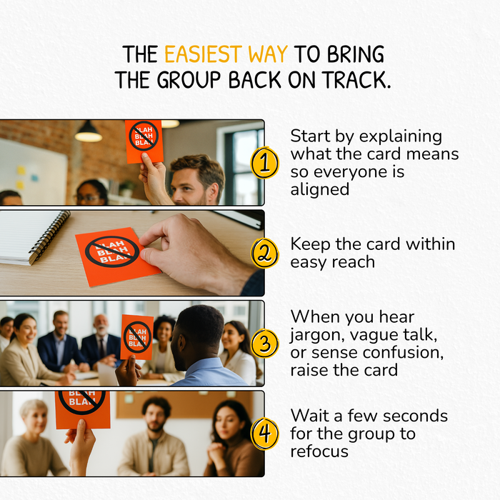 Blah Blah Blah Card