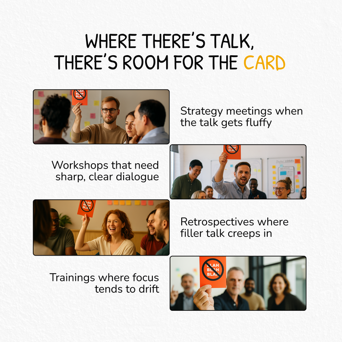 Blah Blah Blah Card