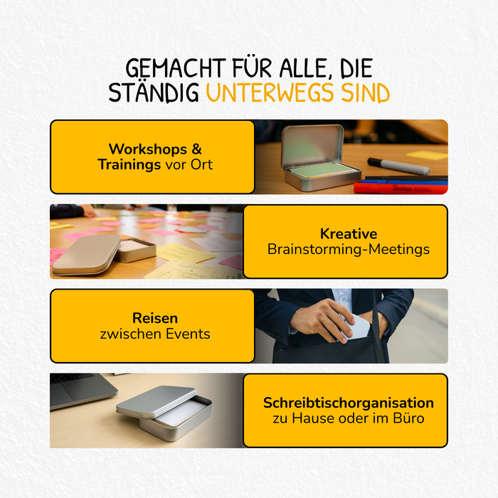 Metal Box – Secure Storage for Facilitation Cards and Tools