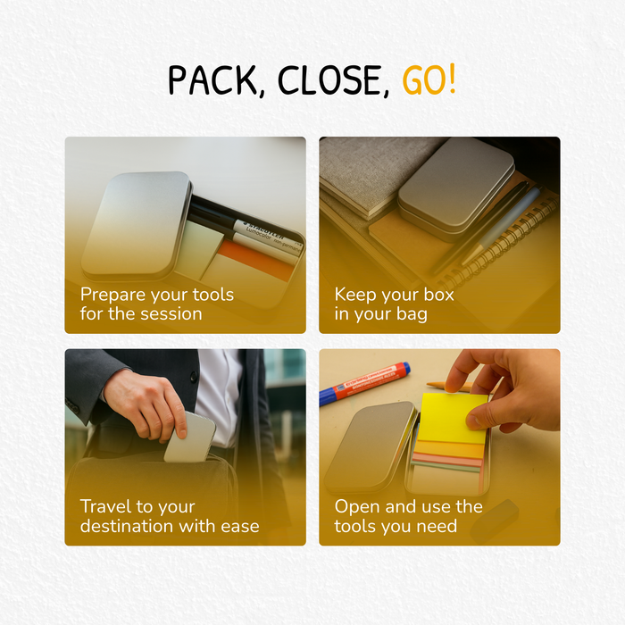 Metal Box – Secure Storage for Facilitation Cards and Tools
