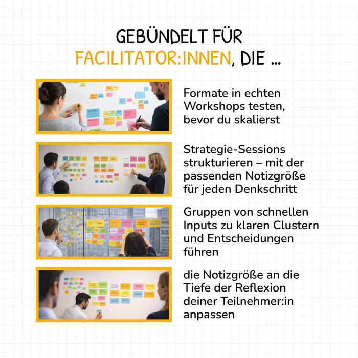 Stattys Notes – alle Größen in einem Set (6 Blöcke)