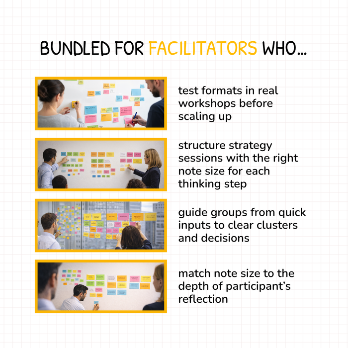 Stattys Notes – alle Größen in einem Set (6 Blöcke)