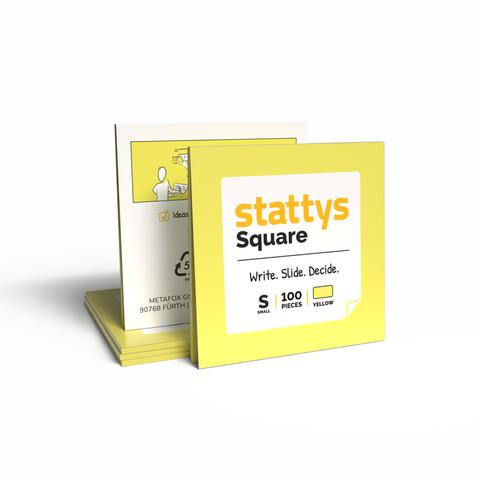 Stattys Square – 5 Sets of Electrostatic Notes